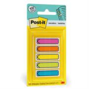 Banderitas 3M Post-it 684-ARR2 Flecha Neón 12mmx43mm 5 Blocks C/20 Banderitas