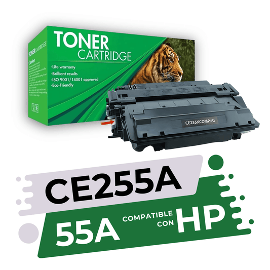 Tóner 55A (CE255A) Compatible con HP