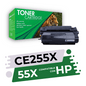 Tóner 55X (CE255X) Compatible con HP