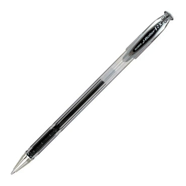Bolígrafo Zebra J Roller RX Punto Fino 0.5mm Tinta Gel Color Negro C/12 Pzas