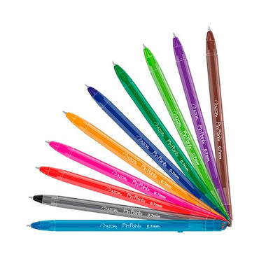 Bolígrafo Pin Point Mandala Punta Fina 0.7mm Colores Surtidos C/10 Piezas