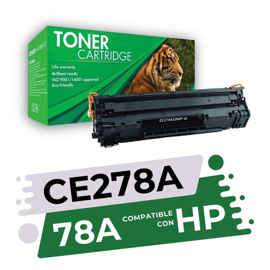 Tóner 78A (CE278A) Compatible con HP