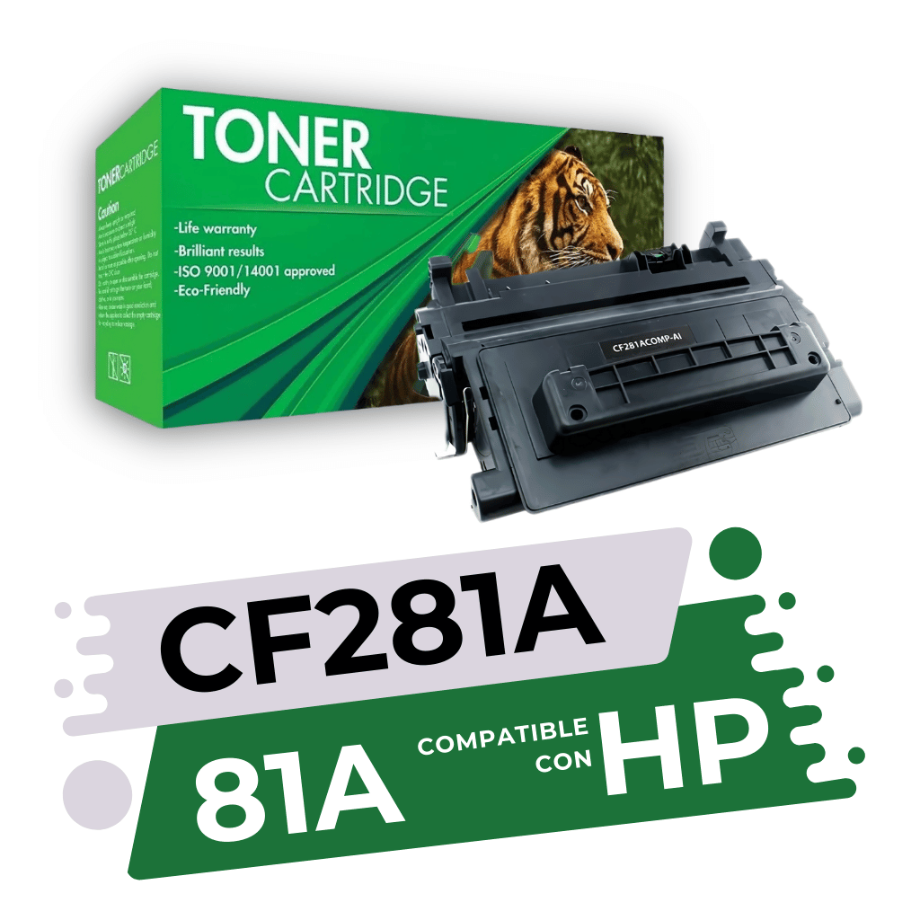 Tóner 81A (CF281A) Compatible con HP