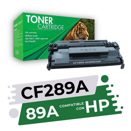 Tóner 89A (CF289A) Compatible con HP