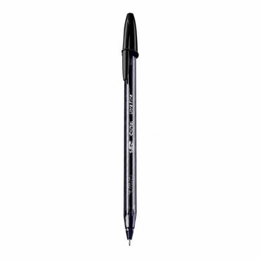 Bolígrafo BIC Cristal Precisión y Suavidad Punto Ultra Fino 0.7mm Color Negro C/12+1 Pzas