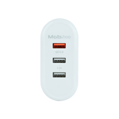 Cargador  Mobifree Cargador de pared 3 puertos USB