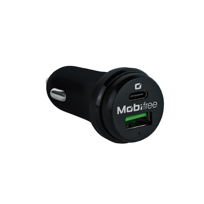 Cargador Mobifree Cargador de Coche USB y Tipo C
