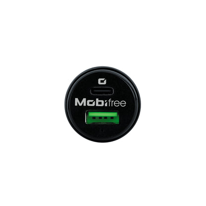 Cargador Mobifree Cargador de Coche USB y Tipo C