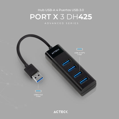 Hub USB ACTECK DH425