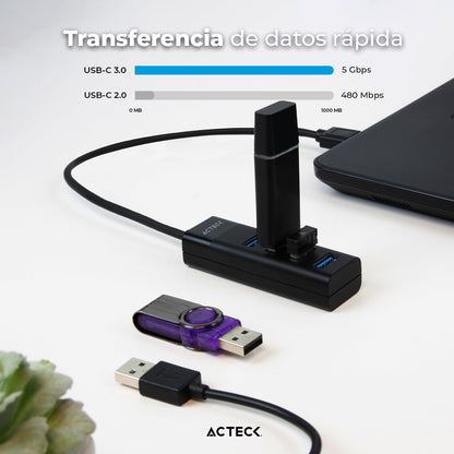 Hub USB ACTECK DH425