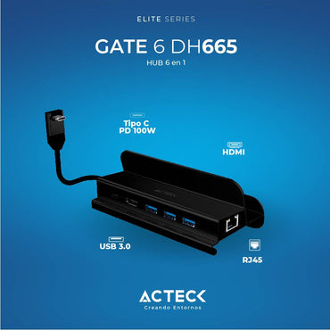 HUB USB ACTECK DH665