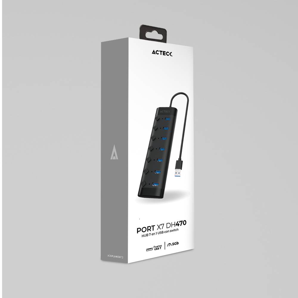 HUB USB ACTECK DH470