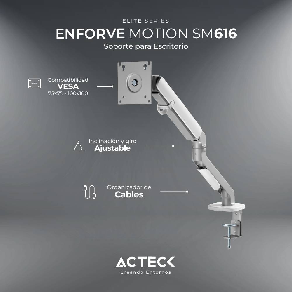 Soporte para monitor ACTECK SM616