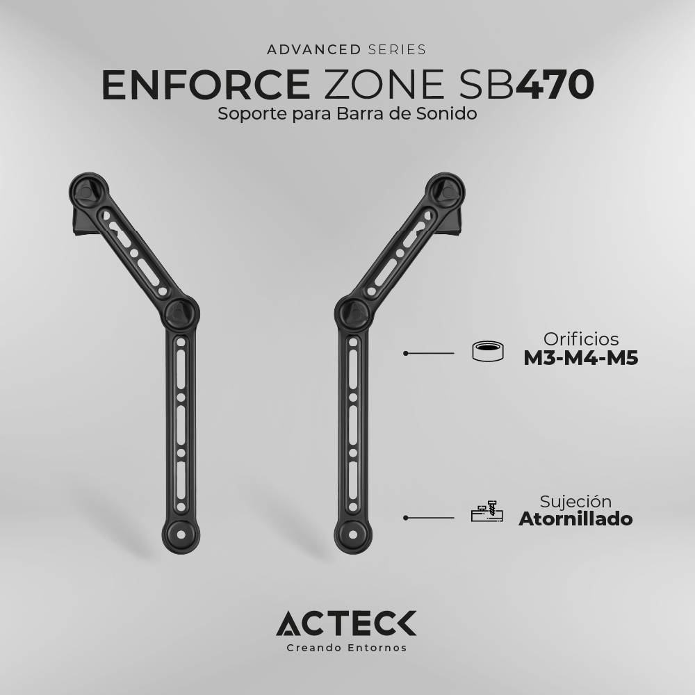 Soporte para barra de sonido ACTECK SB470