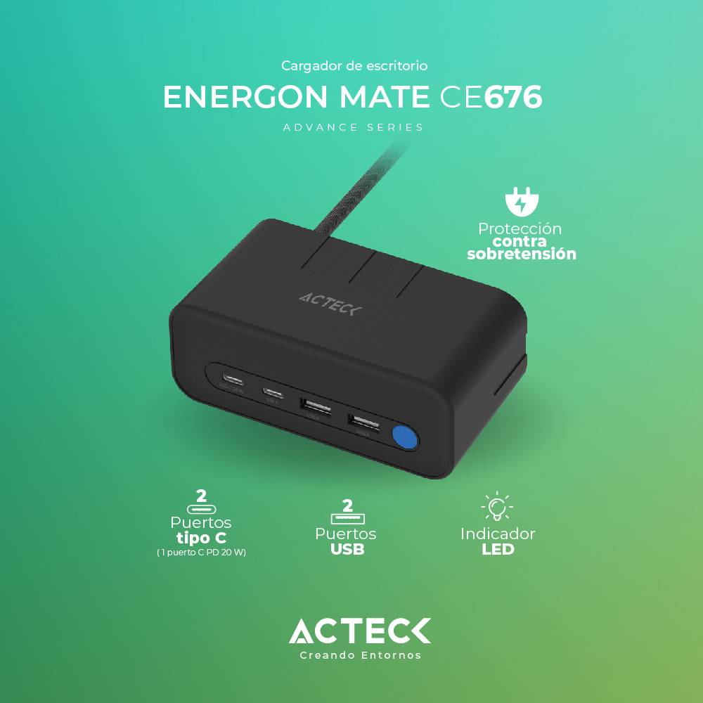 Cargador ACTECK CE4676