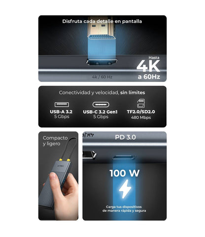 Concentradores Hub ACTECK Nexus Dock PRO HN920