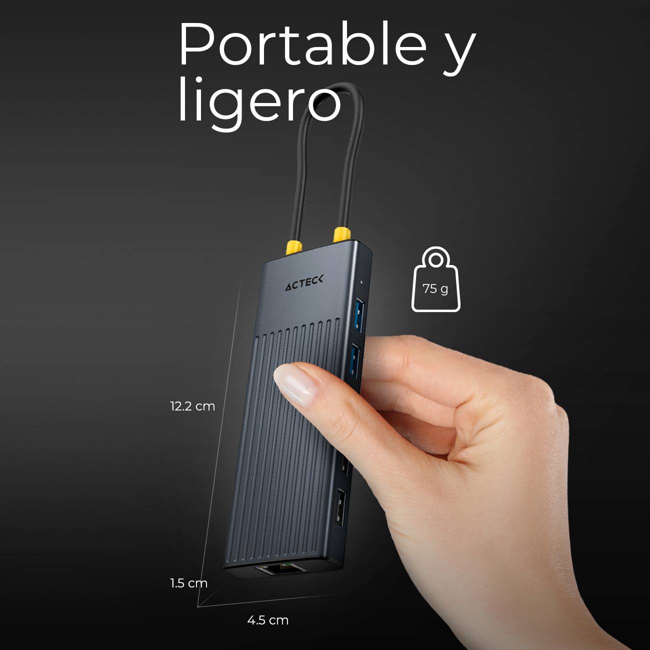 Concentradores Hub ACTECK NEXUS DOCK ULTRA HN960