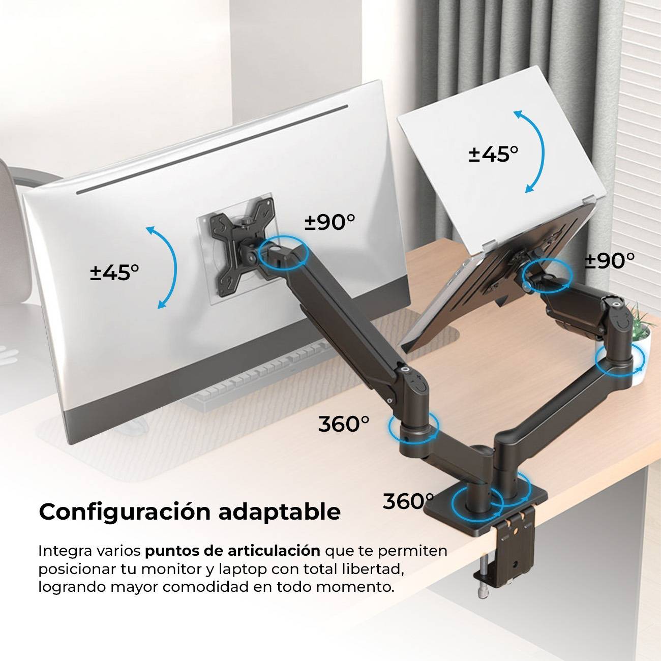 Soportes para Monitores ACTECK ENFORCE MOTION  SM729