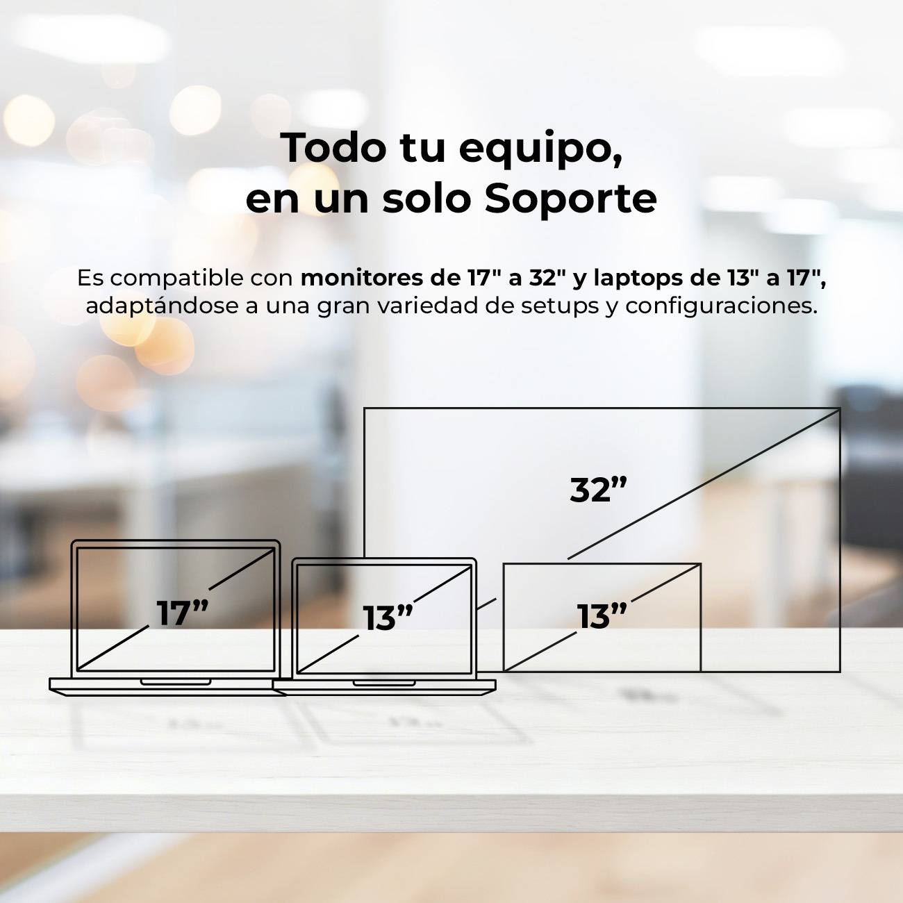 Soportes para Monitores ACTECK ENFORCE MOTION  SM729
