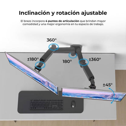 Soportes para Monitores ACTECK ENFORCE MOTION SM725
