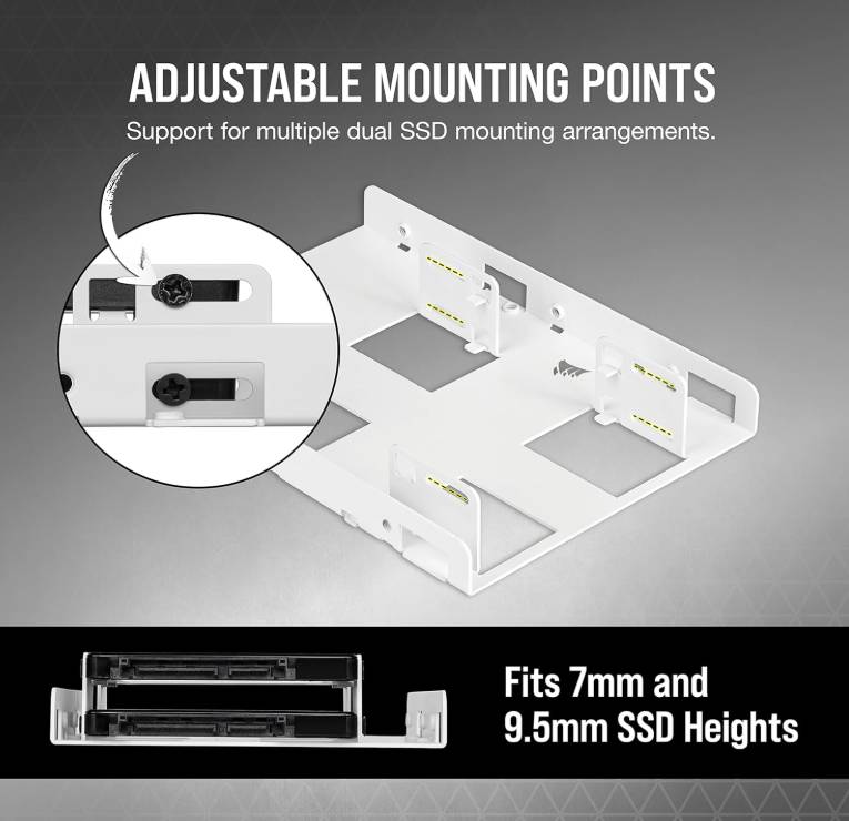 Accesorios para Racks CORSAIR CSSD-BRKT2W