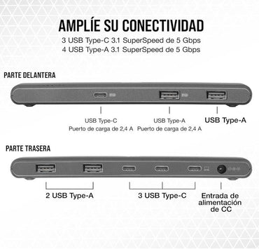 Concentradores Hub CORSAIR CU-9000003-NA