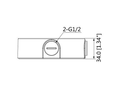 Caja de conexiones Dahua Technology DH-PFA136