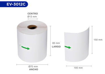 Etiquetas EVOTEC EV-3012C