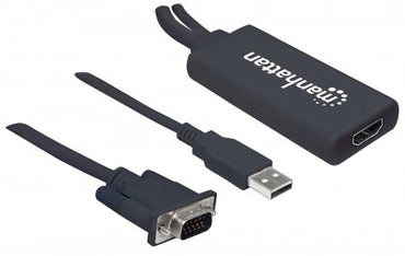 Convertidor VGA+Audio a HDMI MANHATTAN 152426