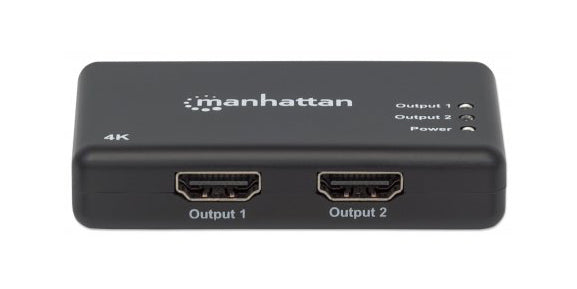 Video Splitter HDMI MANHATTAN De 2 puertos