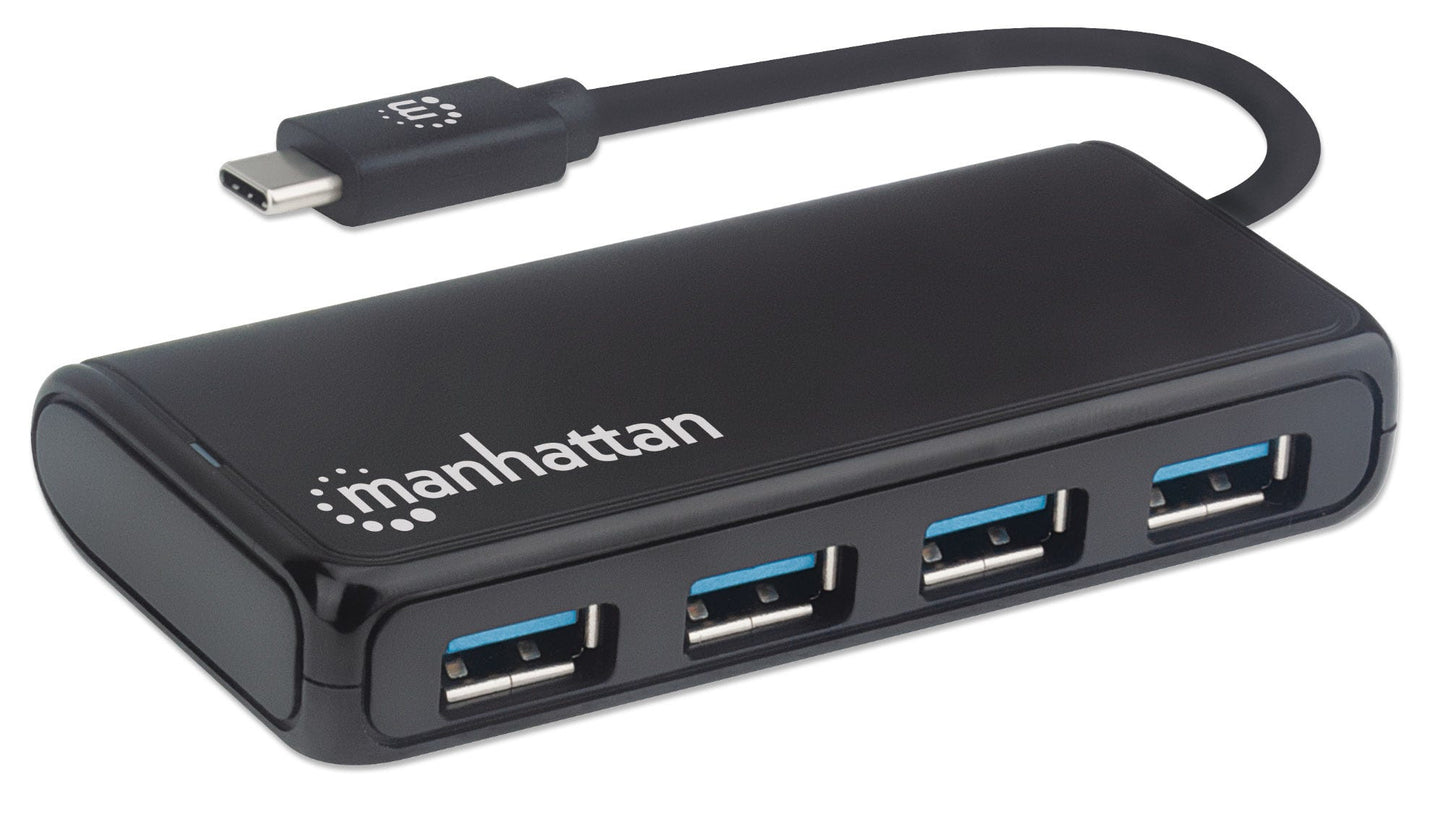 Conector Múltiple de 4 Puertos para USB MANHATTAN 164924