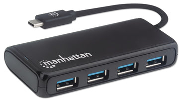 Conector Múltiple de 4 Puertos para USB MANHATTAN 164924