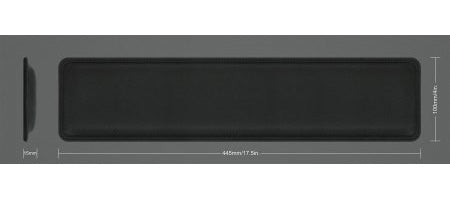 Reposamuñecas soporte ergonómico para teclado MANHATTAN 425520