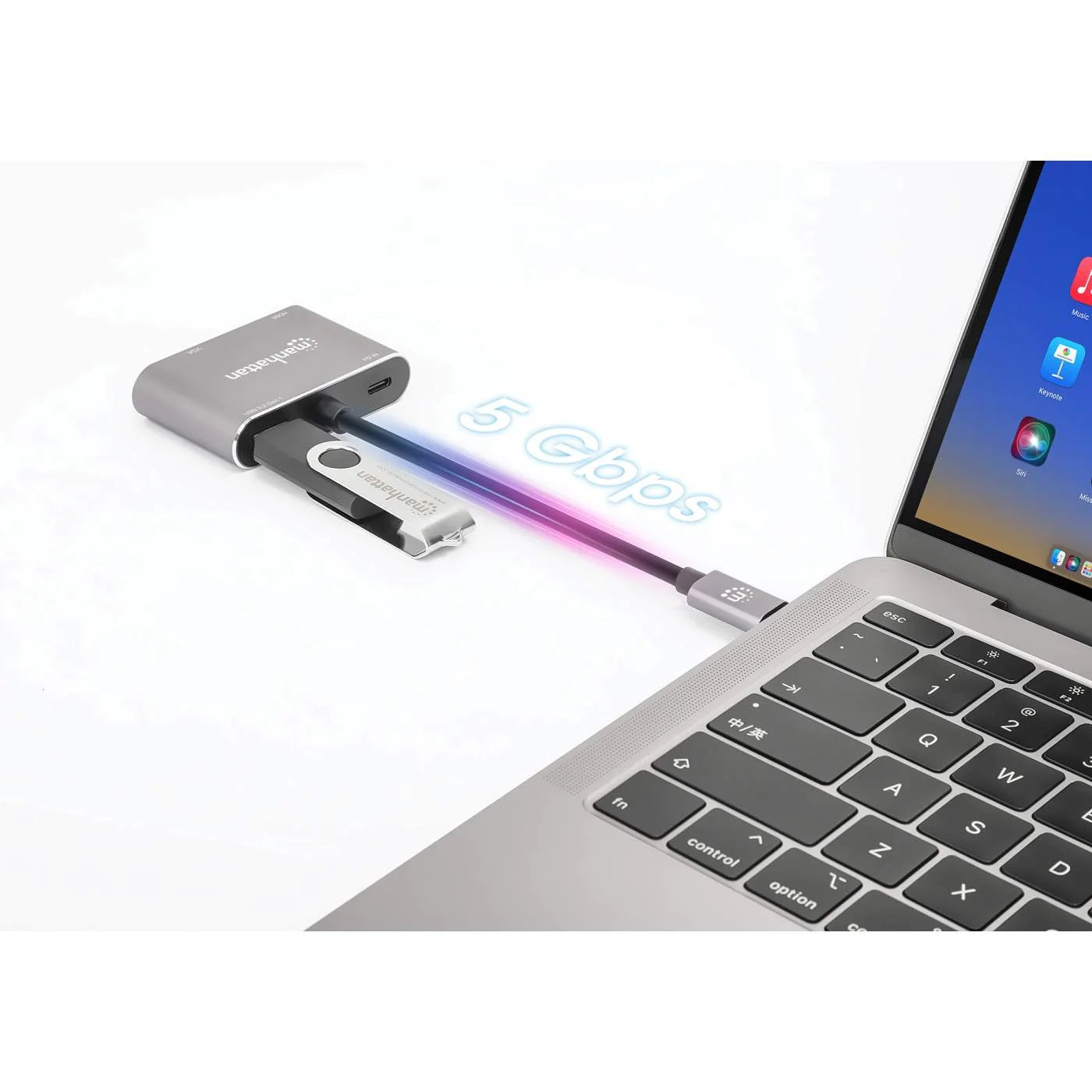 Docking USB-C MANHATTAN 130691