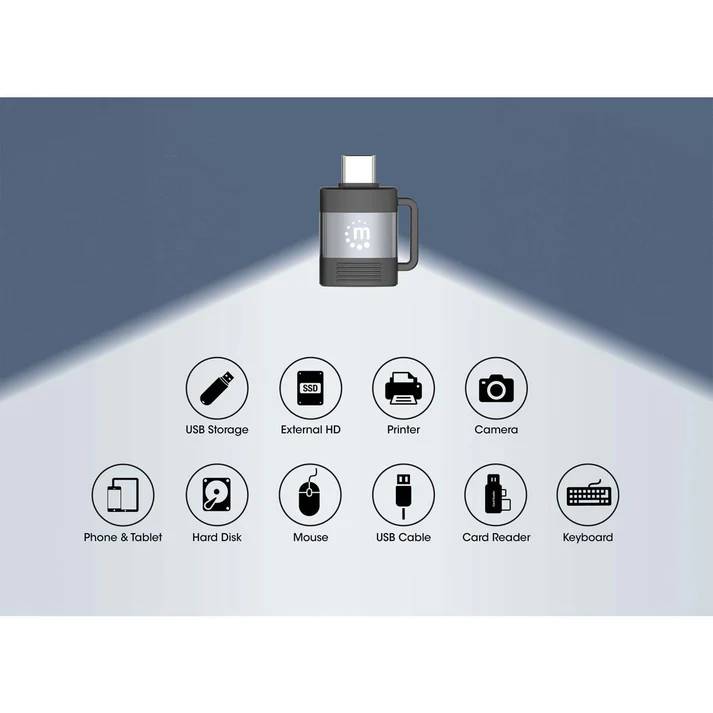 Adaptador USB MANHATTAN 356329