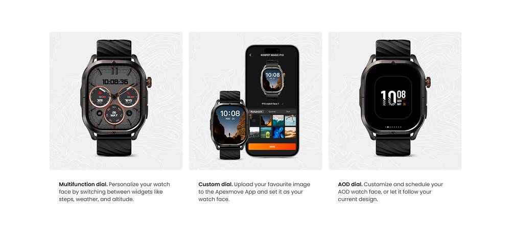 Smartwatch KOSPET KOSPET MAGIC P10 tmko-010