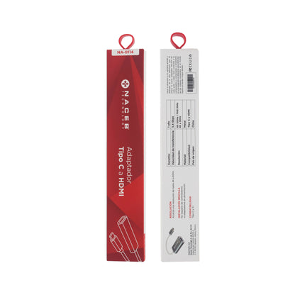 Adaptador Tipo C a HDM Naceb Technology NA-0114