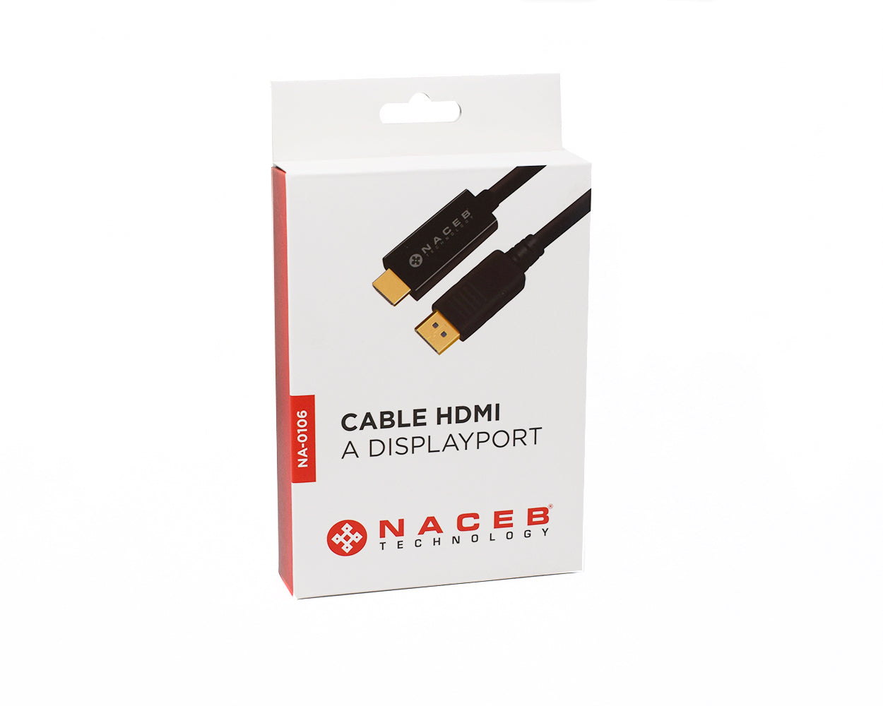 Adaptador HDMI a DisplayPort Naceb Technology NA-0106