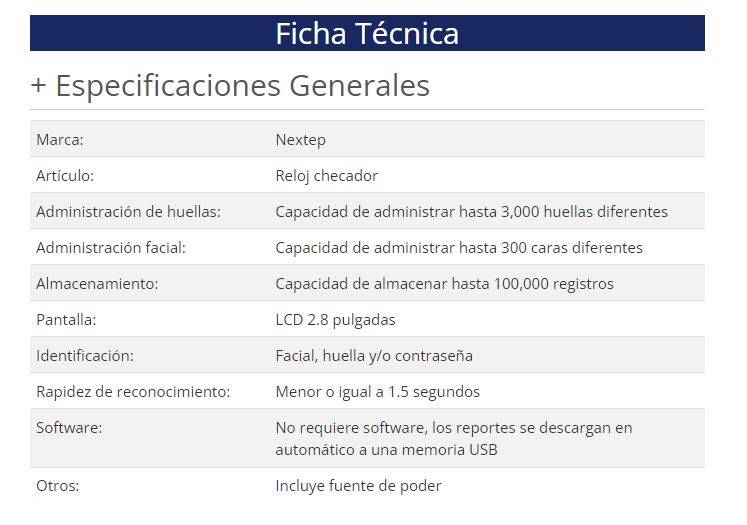 Checador Nextep NE-234