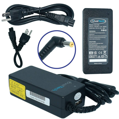 Adaptador para Computadora NETBOOK OVALTECH 19V/2.15AH C/Blister + USB