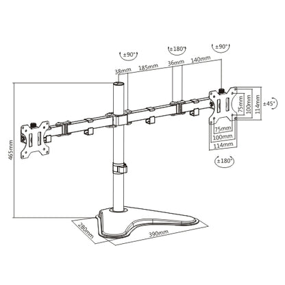 Soporte OVALTECH OVME-D1332