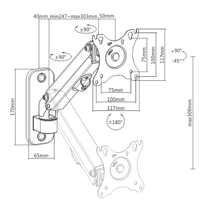 Soporte OVALTECH OVMP-S1727