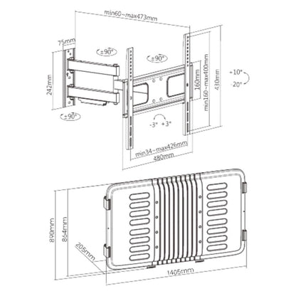 Soporte OVALTECH OVTVE-3255