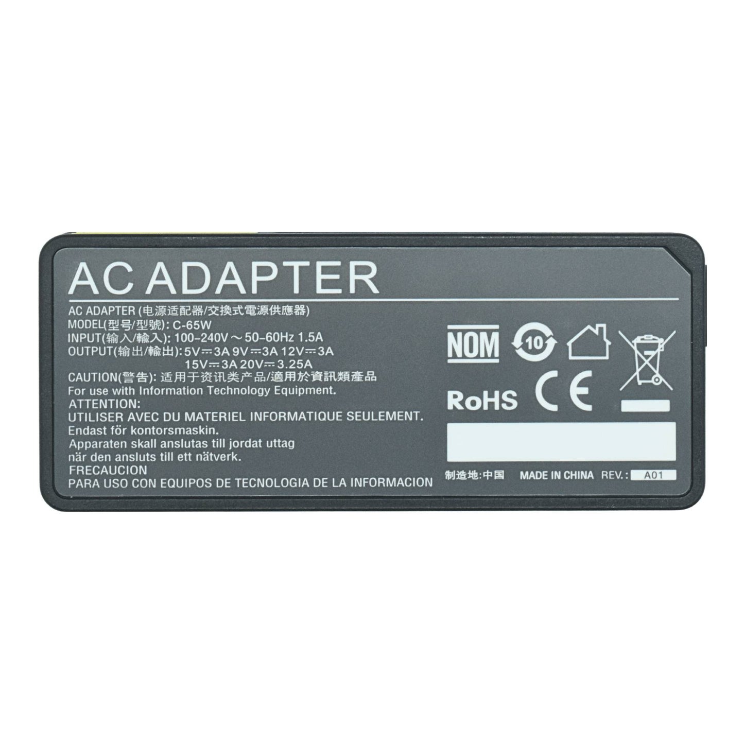 Cargadores OVALTECH AC-C-65W
