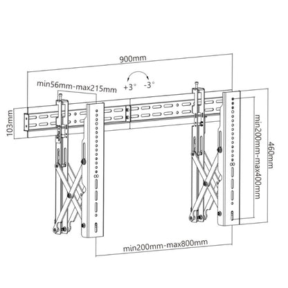 Soporte para Videowall OVALTECH OVW-3770