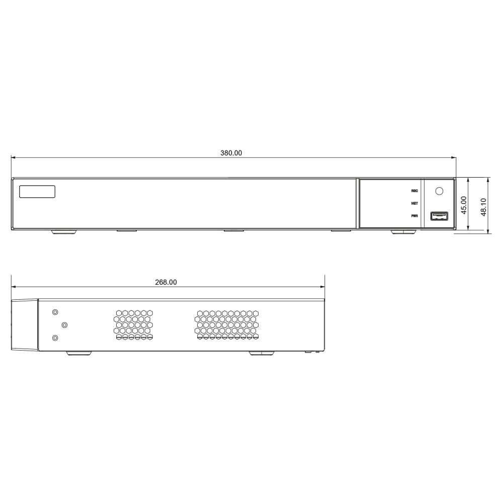 Decodificador de video PROVISION-ISR DEC-0104(1U)