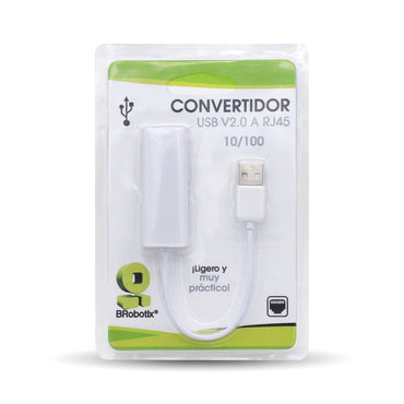 Adaptador BROBOTIX USB V2.0 A RJ45