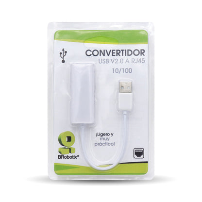 Adaptador BROBOTIX USB V2.0 A RJ45