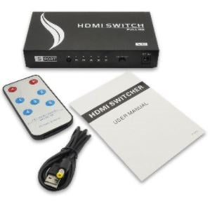 Multiplexor Manual HDMI de 5 Dispositivos  BROBOTIX 963684