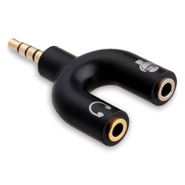 Adaptador Stereo 3.5 mm Macho a Dual 3.5 mm H BROBOTIX 181802-2